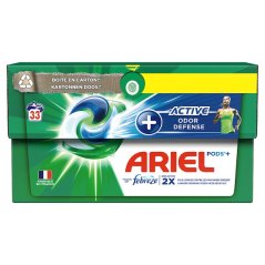 Ariel Pods+ Active Odor Defense gélové kapsuly 33ks