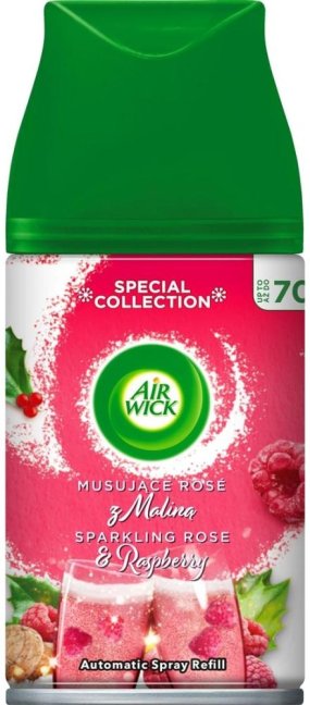 Air Wick Freshmatic Sparkling Rosé & Raspberry légfrissítő utántöltő 250mlAir Wick Freshmatic Sparkling Rosé & Raspberry légfrissítő utántöltő 250ml