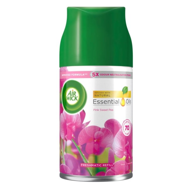 Air Wick Freshmatic Pink Sweet Pea légfrissítő utántöltő 250ml Air Wick Freshmatic Pink Sweet Pea légfrissítő utántöltő 250ml