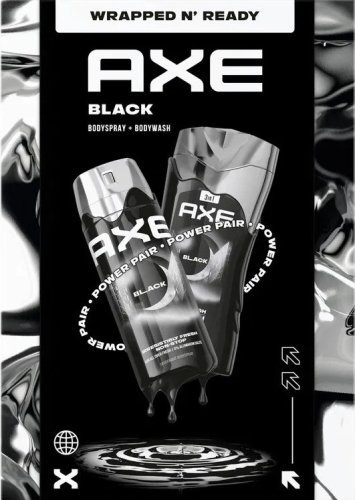 Axe Black Gift Set Deospray 150ml + Sprchový gél 250ml