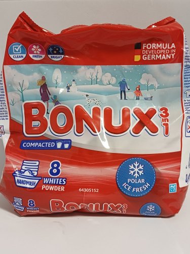 Bonux 3in1 Polar Ice Fresh  mosópor 400g