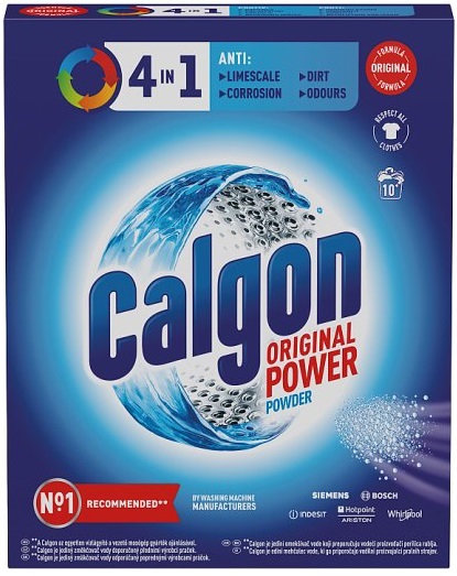 Calgon 4in1 Original Power Powder vízlágyító mosógépbe 500g Calgon 4in1 Original Power Powder vízlágyító mosógépbe 500g