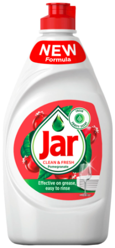 Jar Clean & Fresh Pomegranate prostriedok na umývanie riadu 450ml