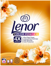 Lenor Color Powder Gold Orchid prací prášok Color 1,98kg 36 praní