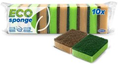 Bonus Eco Sponge špongia na riad 10ks Bonus Eco Sponge špongia na riad 10ks