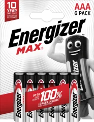 Energizer AAA LR03/1.5 V Alkaline batérie 6ks