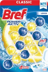 Bref Power Aktiv WC illatosító Citrom 3x50g