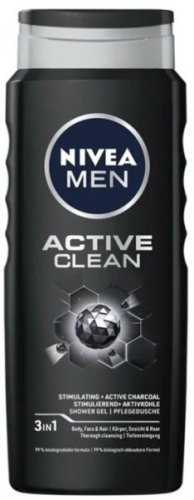 Nivea Men Active Clean sprchový gél 500ml