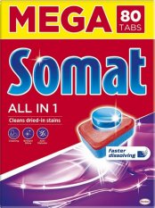 Somat All in 1 tablety do umývačky 80ks