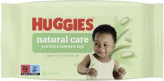 Huggies Natural Care vlhčené utierky 56ks Huggies Natural Care vlhčené utierky 56ks