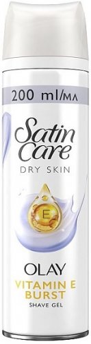 Gillette Satin Care Dry Skin Olay Vitamin E dámsky gél na holenie 200ml
