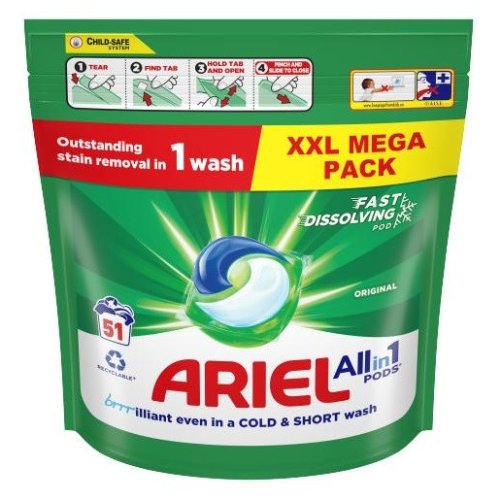 Ariel All in 1 Pods Original mosókapszula 51db