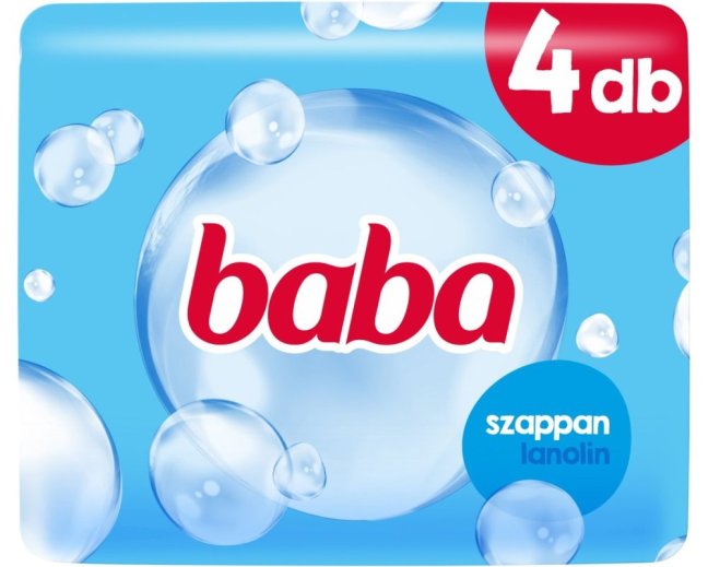 Baba Lanolin detské mydlo 4x90g