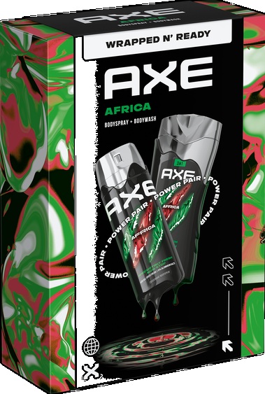 Axe Africa Gift Set Deospray 150ml + Sprchový gél 250ml Axe Africa Gift Set Deospray 150ml + Sprchový gél 250ml
