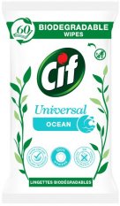 Cif Universal Ocean hygienické čistiace utierky 60ks