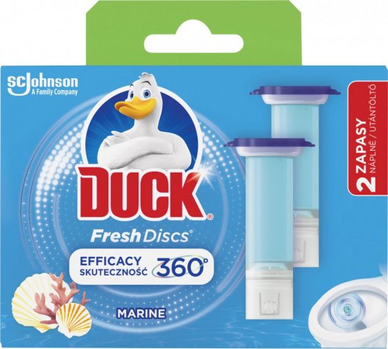 Duck Fresh Discs Marine náhradné gélové disky do WC 2x36ml