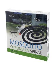 Trixline Citronella špirála proti komárom 10ks