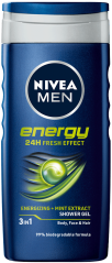 Nivea Men Energy 24H Fresh Effect 3in1 sprchový gél 250ml