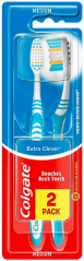 Colgate Extra Clean Medium zubná kefka 2ks