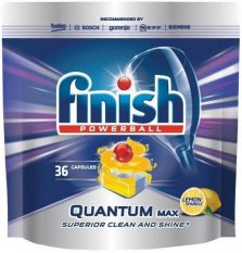 Finish Powerball Quantum Lemon tablety do umývačky 36ks