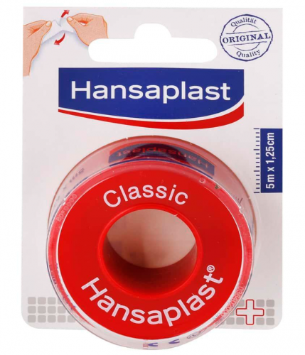 Hansaplast Classic rögzítő ragtapasz 5mx1,25cm
