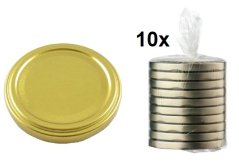 Twist TO82 befőttes üveg tető 10db