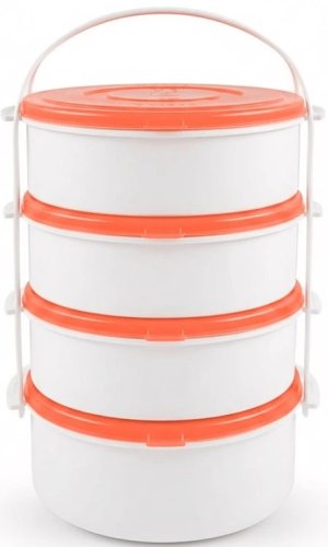 Ételhordó műanyag 4x1L
