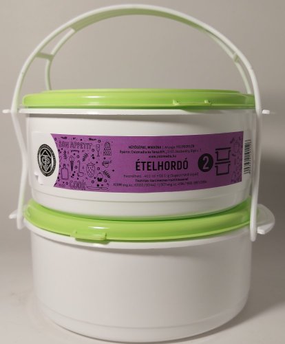 Ételhordó műanyag 1x1L + 1x1,7L