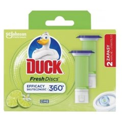 Duck Fresh Discs Lime WC-öblítő korong utántöltő 2x36ml