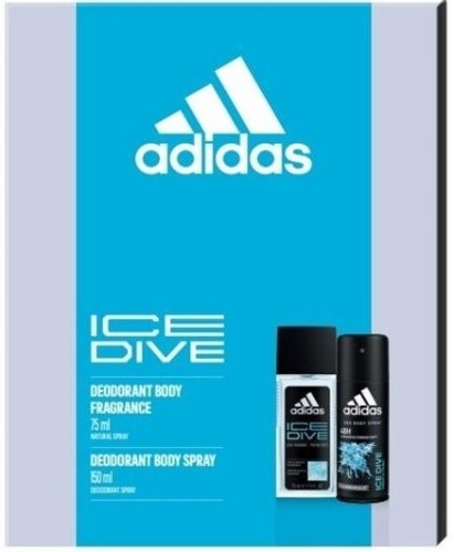 Adidas Ice Dive Gift Set Deospray 150ml + Deodorant body Fragrance 75ml