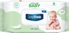 Deep Fresh Baby detské vlhčené utierky s klipom 72ks