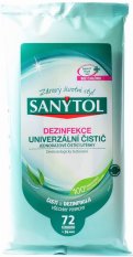 Sanytol bezchlórové hygienické čistiace utierky s vôňou eukalyptu 72ks