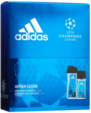 Adidas UEFA Champions League Anthem Edition Gift Set Deodorant body Fragrance 75ml + Sprchový gél 250ml