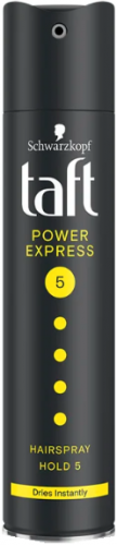 Taft Mega Strong 5 Power Express lak na vlasy 250ml