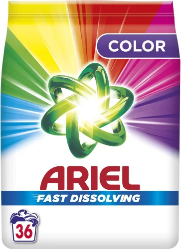 Ariel Fast Dissolving prací prášok Color 1980g 36 praní
