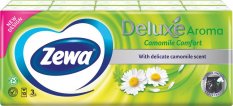 Zewa Deluxe Aroma Camomile Comfort papierové vreckovky 10ks