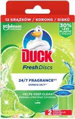 Duck Fresh Discs Lime WC-öblítő korong utántöltő 2x36ml