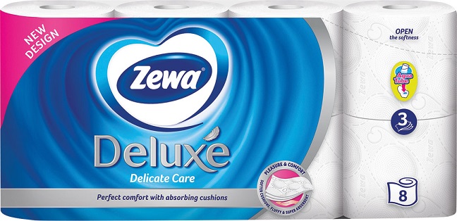 Zewa Deluxe Delicate Care toaletný papier 8ks