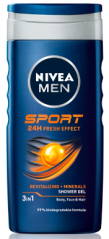 Nivea Men Sport sprchový gél 250ml Nivea Men Sport sprchový gél 250ml