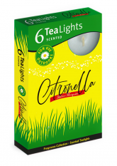 Santo Candles Citronella Tea Lights proti komárom 6ks
