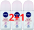 Nivea Pearl & Beauty guličkový antiperspirant 50ml 2+1