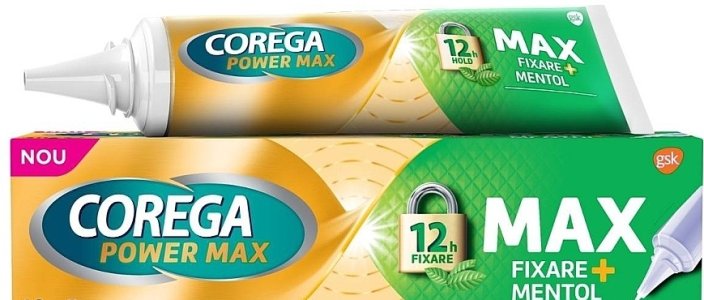 Corega Power Max műfogsor rögzítő krém 70g