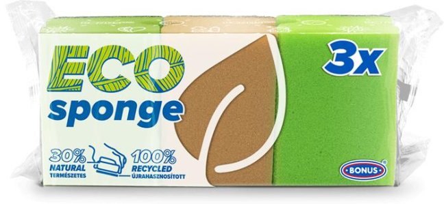 Bonus Eco Sponge mosogatószivacs 3db