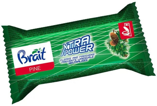 Brait Xtra Power Pine WC-blokk töltet 40 g Brait Xtra Power Pine WC-blokk töltet 40 g
