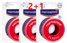 Hansaplast Classic rögzítő ragtapasz 5mx1,25cm 2+1