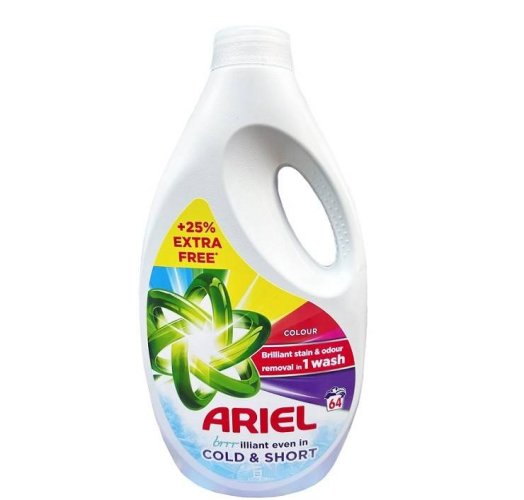 Ariel Cold & Short Color mosógél 2112ml 64 mosás