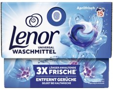 Lenor All in 1 Pods Aprilfrisch Carton Box gélové kapsuly Color 15ks