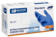 SD Glove nitrilové rukavice jednorázové, nepúdrované veľkosť - L