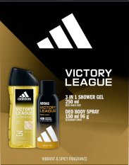 Adidas Victory League Gift Set Deospray 150ml + Sprchový gél 250ml Adidas Victory League Gift Set Deospray 150ml + Sprchový gél 250ml