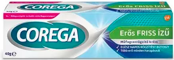 Corega műfogsor rögzítő krém Erős Friss ízű 40g